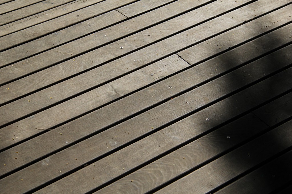 wooden deck